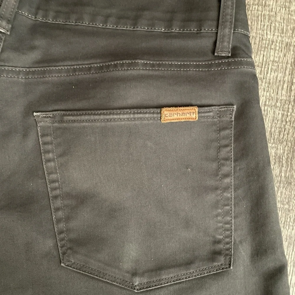 Carhartt WIP Work In Progress Mens 34x32 Grey Cotton Straight Leg Workwear Pants